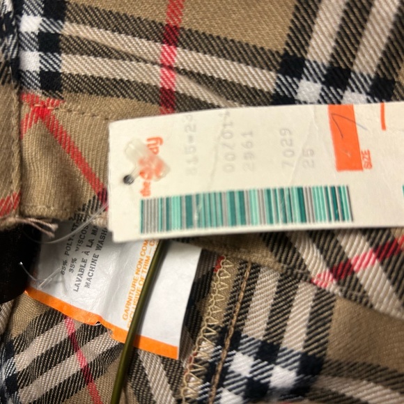 The Bay S NWT VINTAGE Check Plaid slight crop- yes this is NWT from 30 years ago - Picture 7 of 13